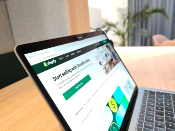 laptop showing shopify store