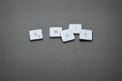 Scrabble titles on a table