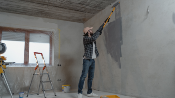 Home Improvement painting the wall