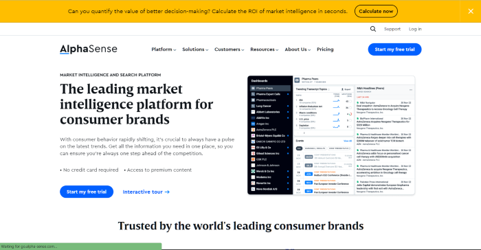 AlphaSense - Marketing Intelligence Software