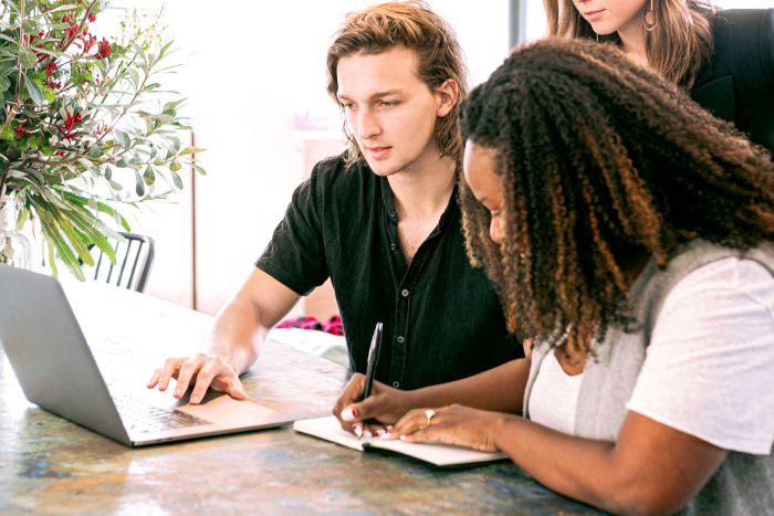 Members of an agency working together