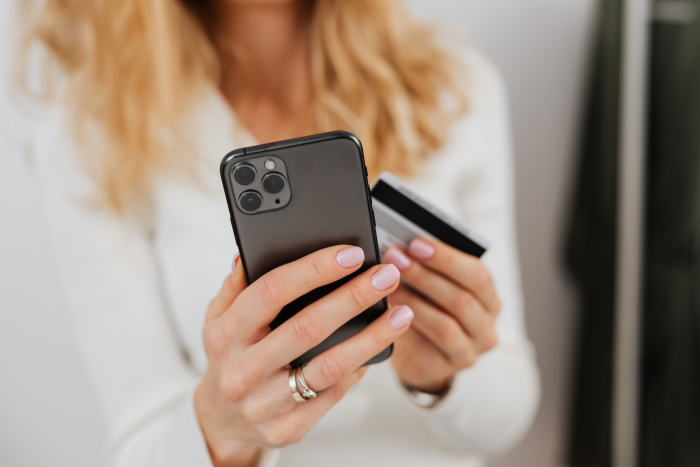 Phone and credit card